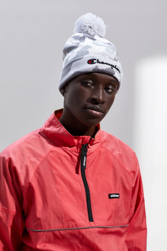 Champion Script Knit Pompom Beanie #1