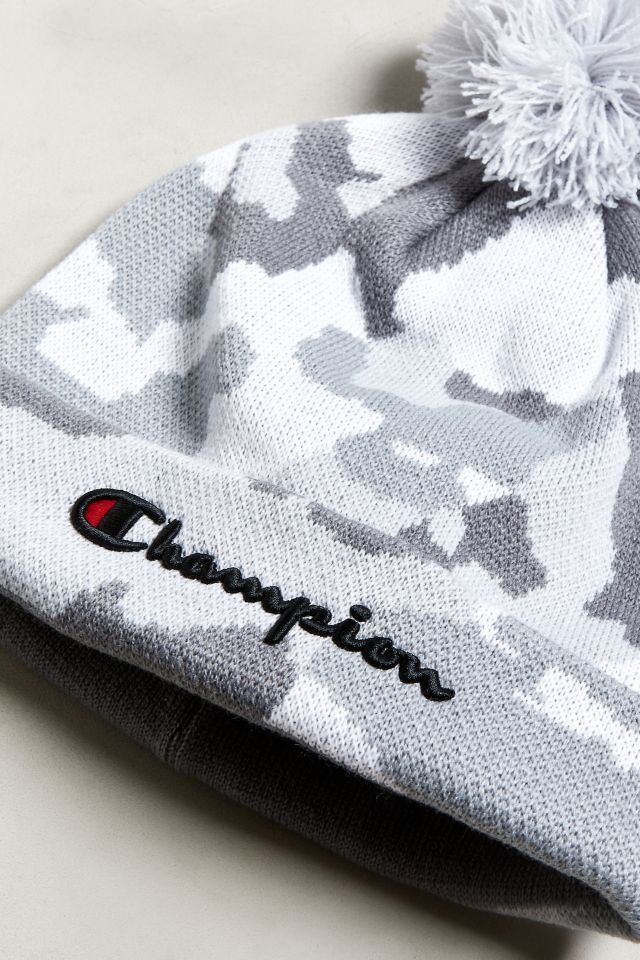 Champion Script Knit Pompom Beanie #2