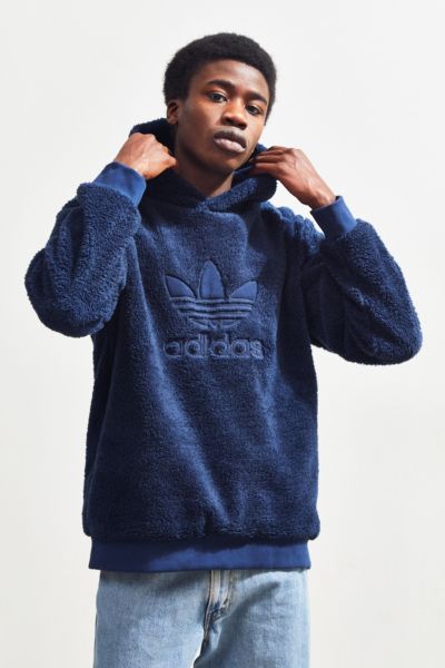 adidas Sherpa Hoodie Sweatshirt