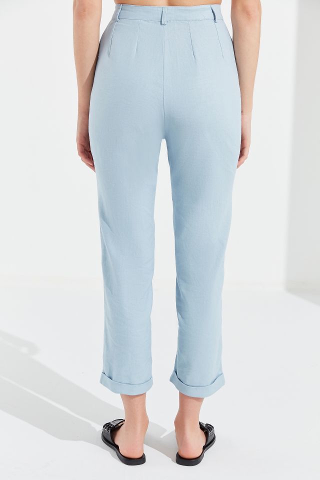 Pantalon court en lin Grace UO #1