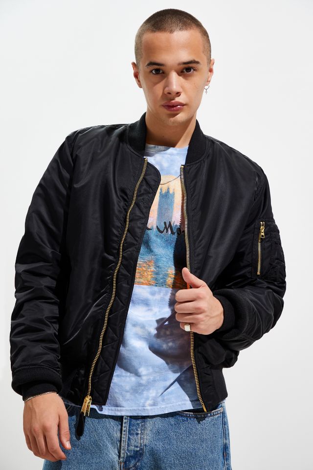 Alpha Industries Slim Fit Bomber Jacket | Outfitters