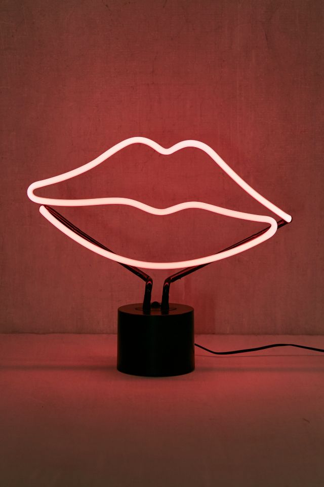Lips Neon Sign Table Lamp #1