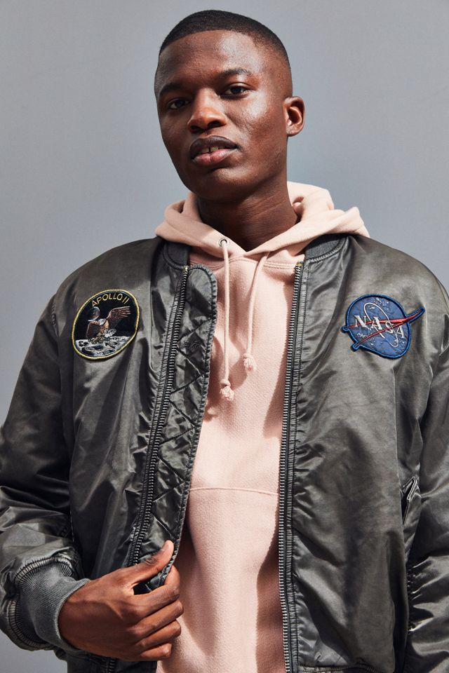 Alpha Industries MA-1 Apollo Battlewash Bomber Jacket | Urban Outfitters