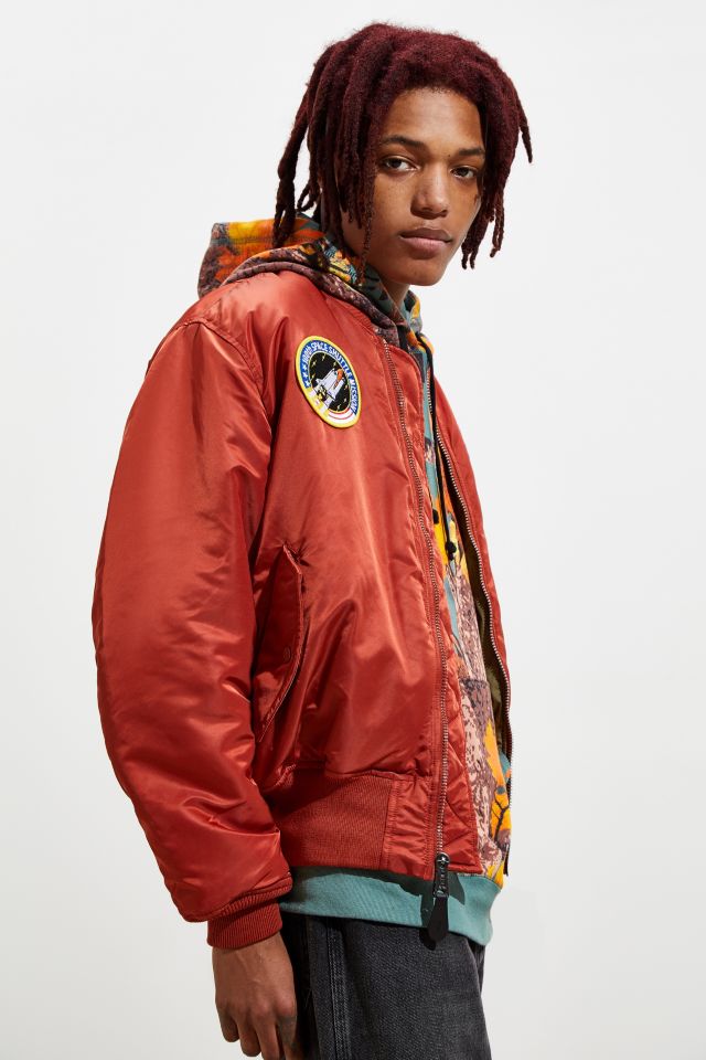 Alpha industries store bomber jacket nasa