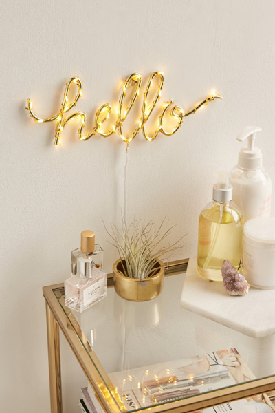 Hello Light Sculpture | Urban Outfitters