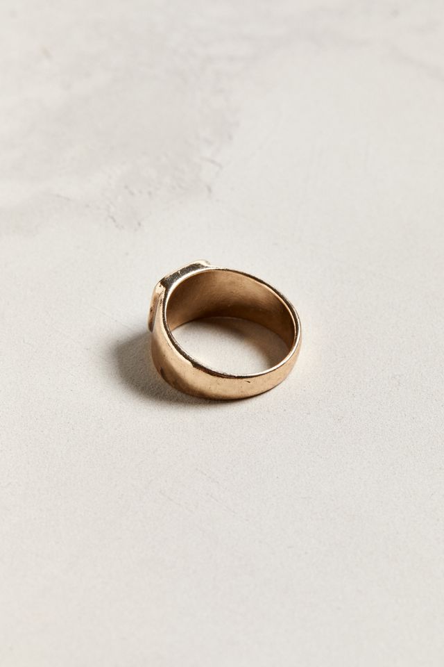 Icon Brand Sign Times Signet Ring | Urban Outfitters