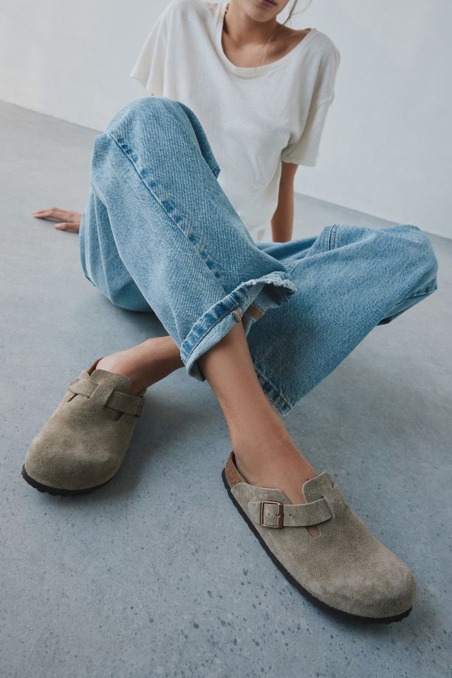 Birkenstock Boston Soft Footbed Suede Clog | Urban Outfitters Canada