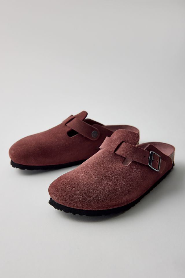 Birkenstock Women's Boston Soft Footbed Suede Clogs #1
