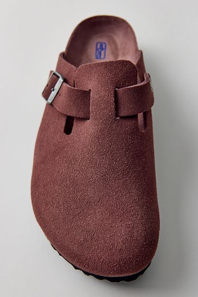 Birkenstock Women's Boston Soft Footbed Suede Clogs