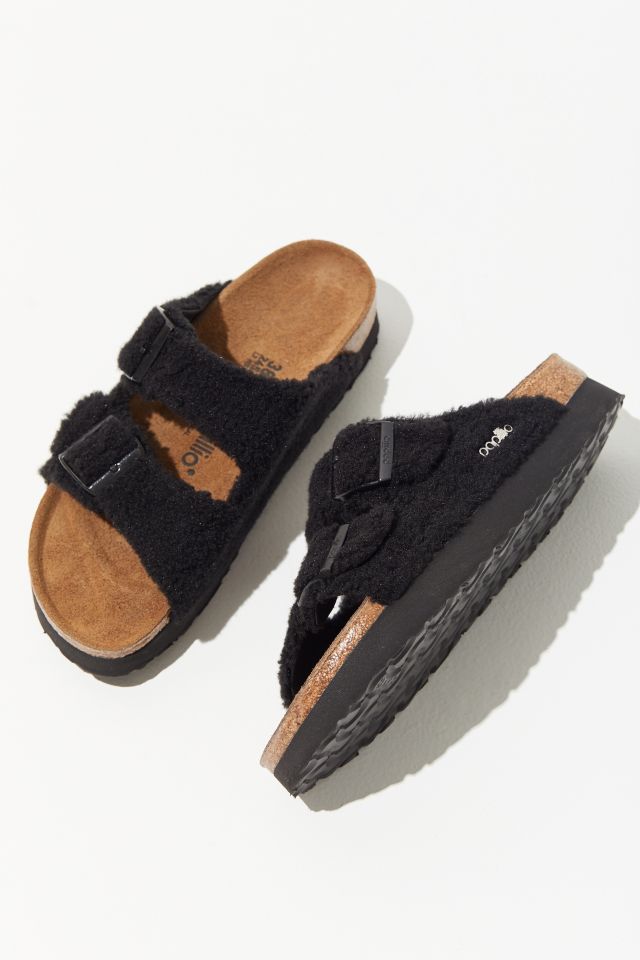 Papillio By Birkenstock Arizona Platform Fleece Sandal #2