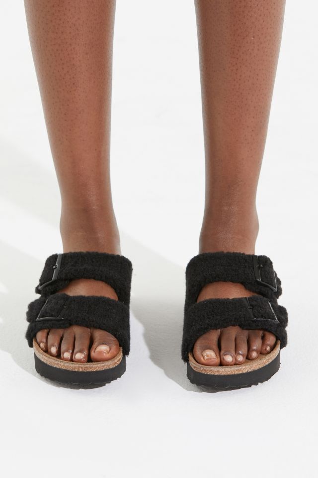 Papillio By Birkenstock Arizona Platform Fleece Sandal #3