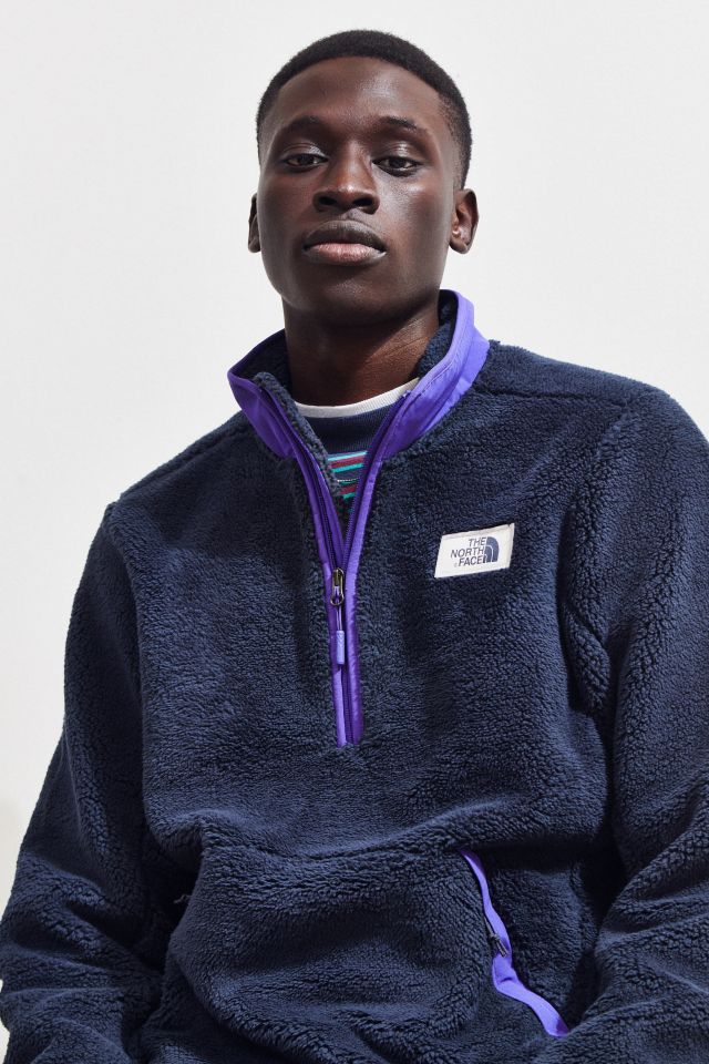 Purple sherpa pullover best sale