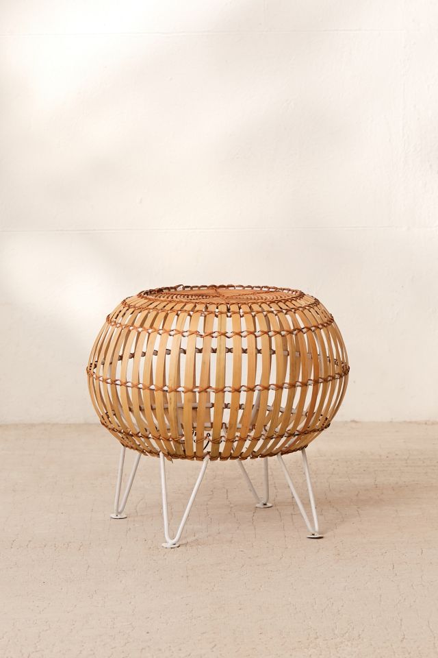 Tabitha Rattan Ottoman #1