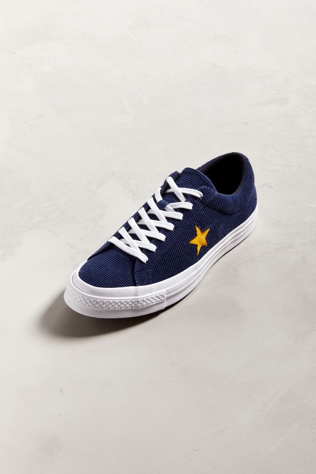 Converse one star yellow corduroy sale