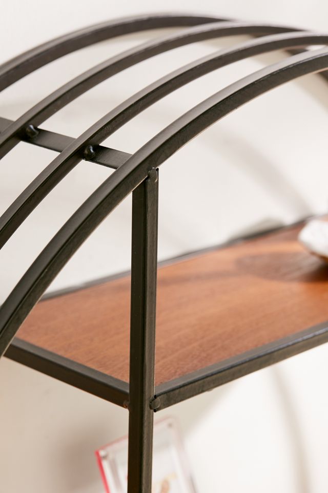 Shelly Round Metal Wall Shelf #2