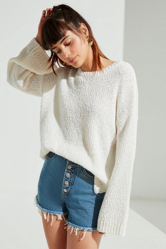 UO Callie Yarn Knit Sweater | Urban Outfitters