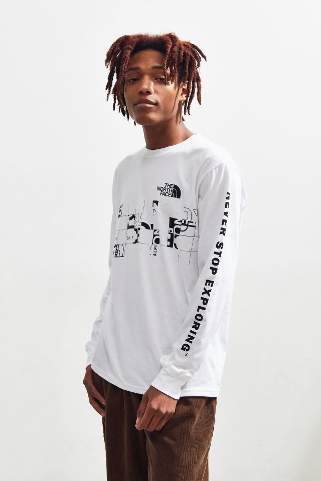 The north face scan long sleeve hot sale tee