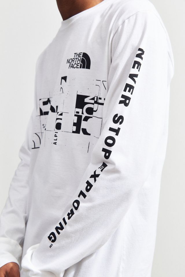 The north face scan long sleeve shop tee