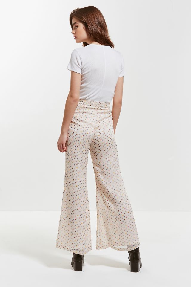 Pantalon Évasé Fleamadonna Fleur Fabriqué #2