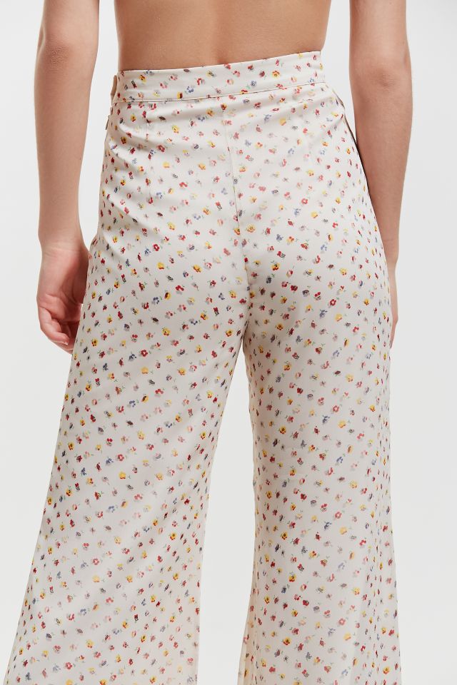 Pantalon Évasé Fleamadonna Fleur Fabriqué #3