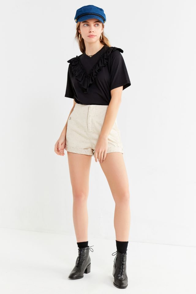Urban Renewal Recycled Frill Front Tee #1