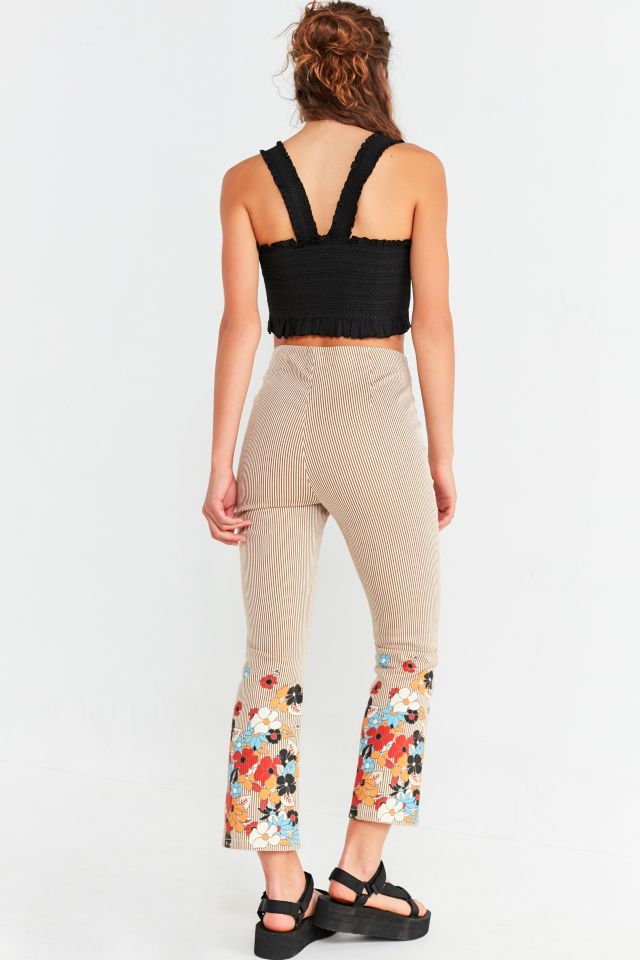 BDG Kick Flare High-Rise Cropped Jean – Flower #3