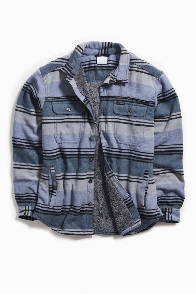 Columbia Windward IV Striped Shirt Jacket Urban Outfitters