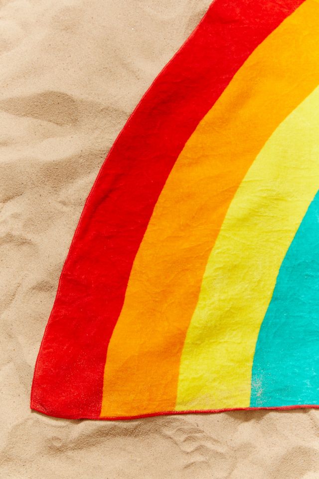 Sunnylife Rainbow Shaped Beach Towel #2