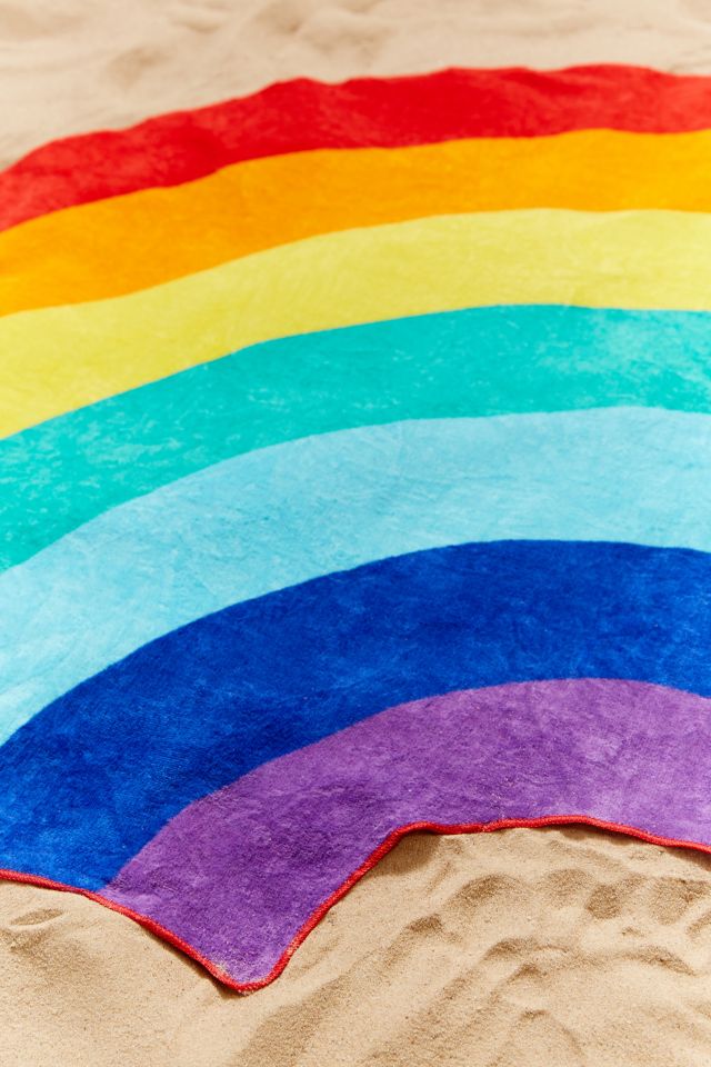 Sunnylife Rainbow Shaped Beach Towel #3