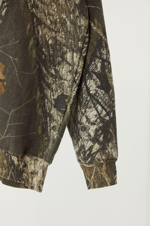 Vintage Camo Crew Neck Sweatshirt #1