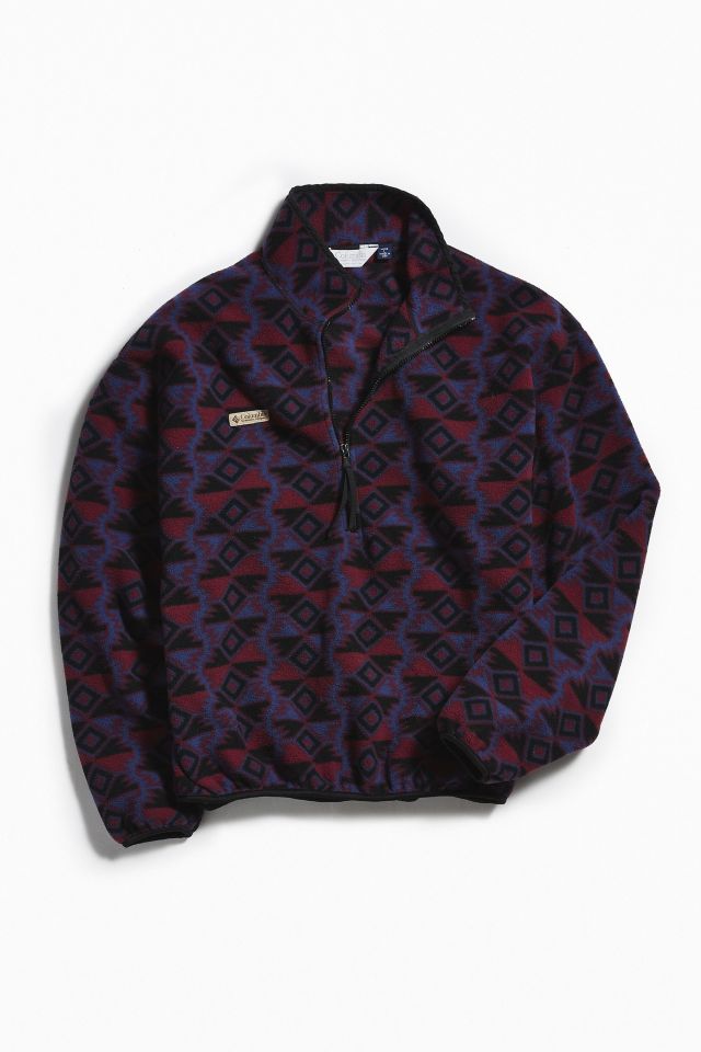 Vintage Columbia Purple Multi Polar Fleece Jacket
