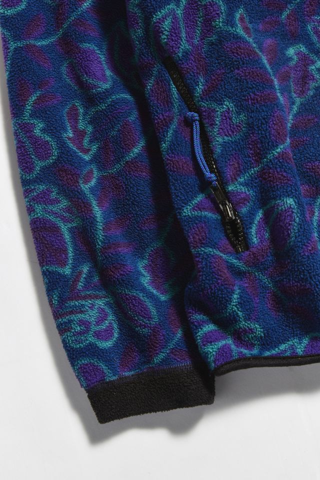 Vintage REI Blue Multi Polar Fleece Jacket #3