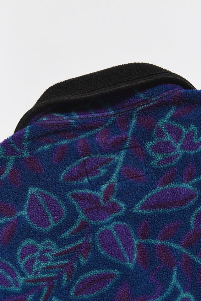 Vintage REI Blue Multi Polar Fleece Jacket #5