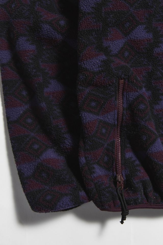Vintage Columbia Purple Multi Polar Fleece Jacket #3