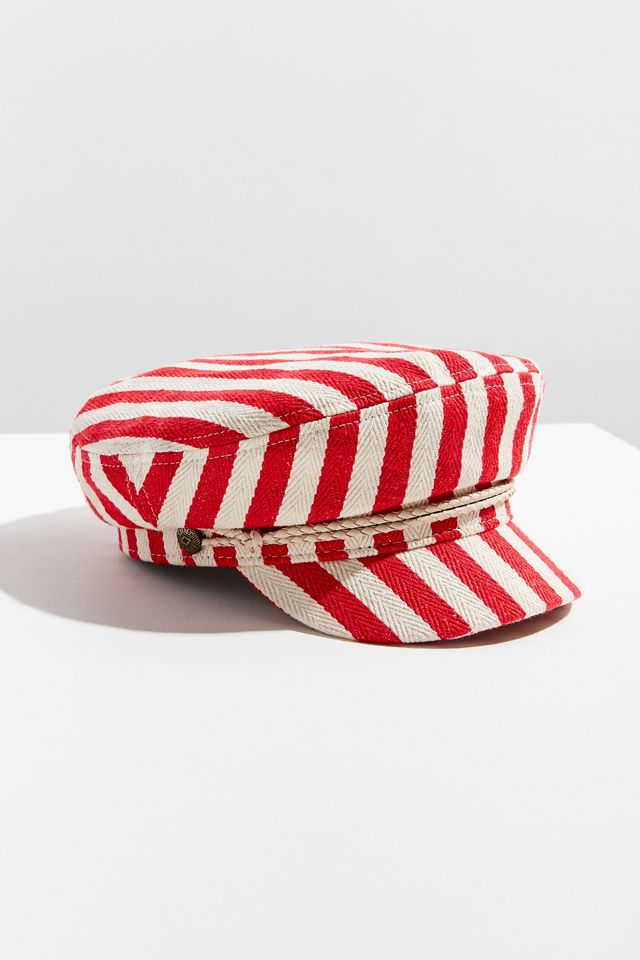Brixton Fiddler Fisherman Red Stripe Hat | Urban Outfitters