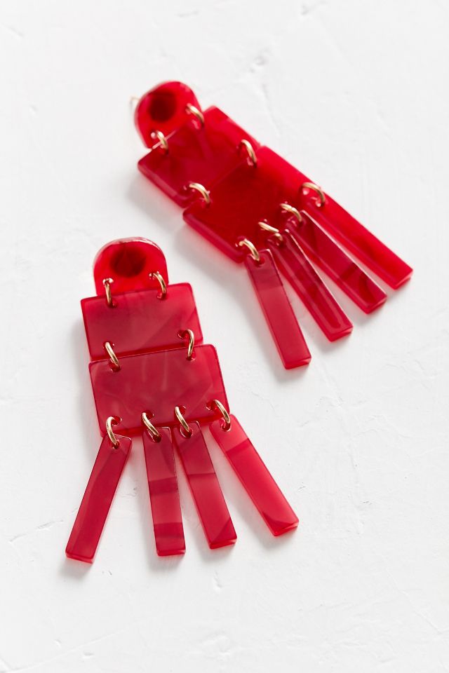 ZHUU Fringe Drop Earring #1