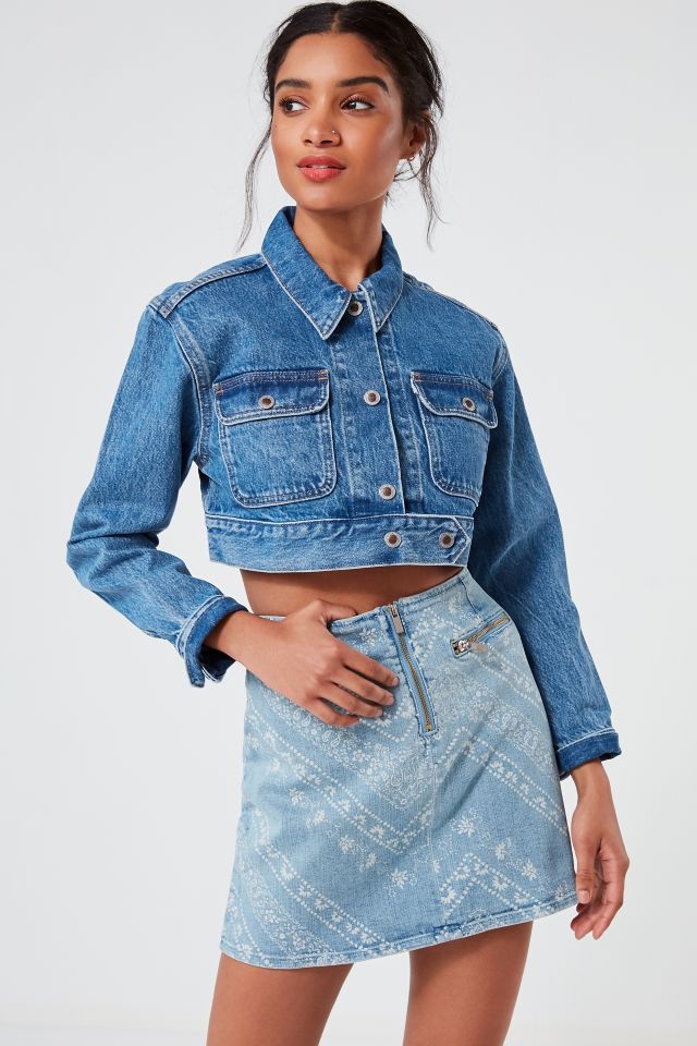 UO Modern Zipper Denim Skirt | Urban Outfitters