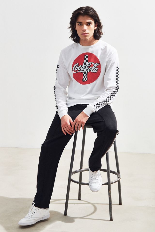 Checkered Coca-Cola Long Sleeve Tee | Urban Outfitters
