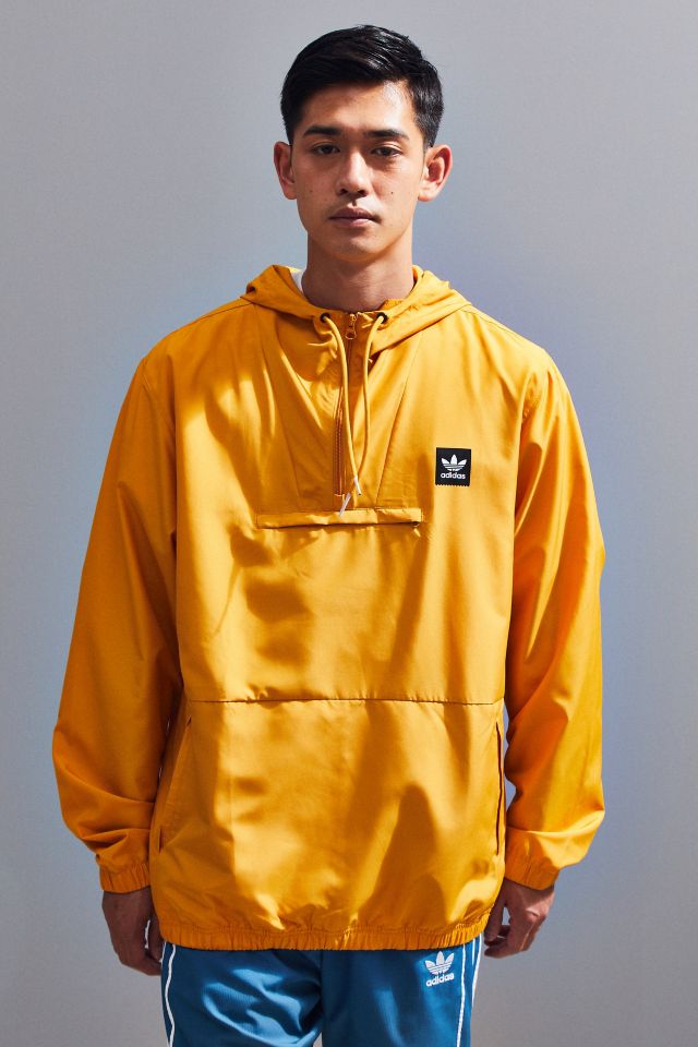 Adidas hip packable jacket yellow online