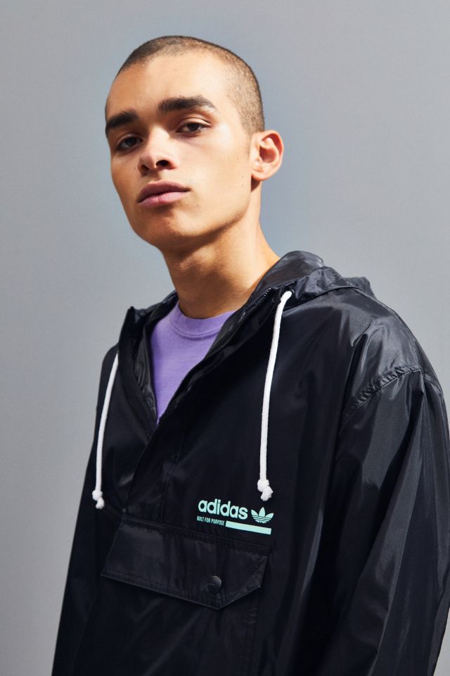 Adidas originals kaval windbreaker jacket clearance black