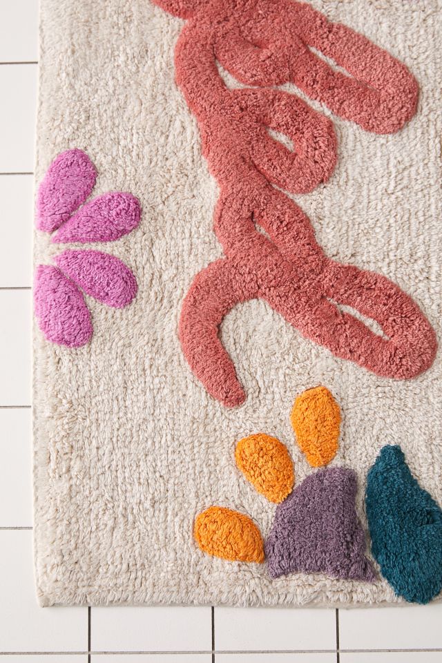 Get Naked Floral Bath Mat #1