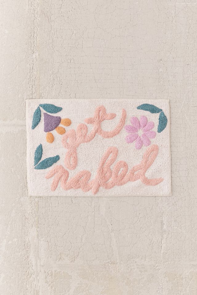 Get Naked Floral Bath Mat #2