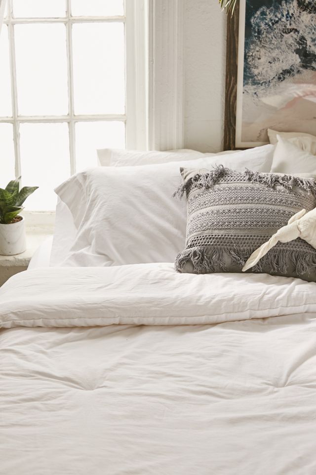 Washed Cotton Comforter Snooze Set Urban Outfitters