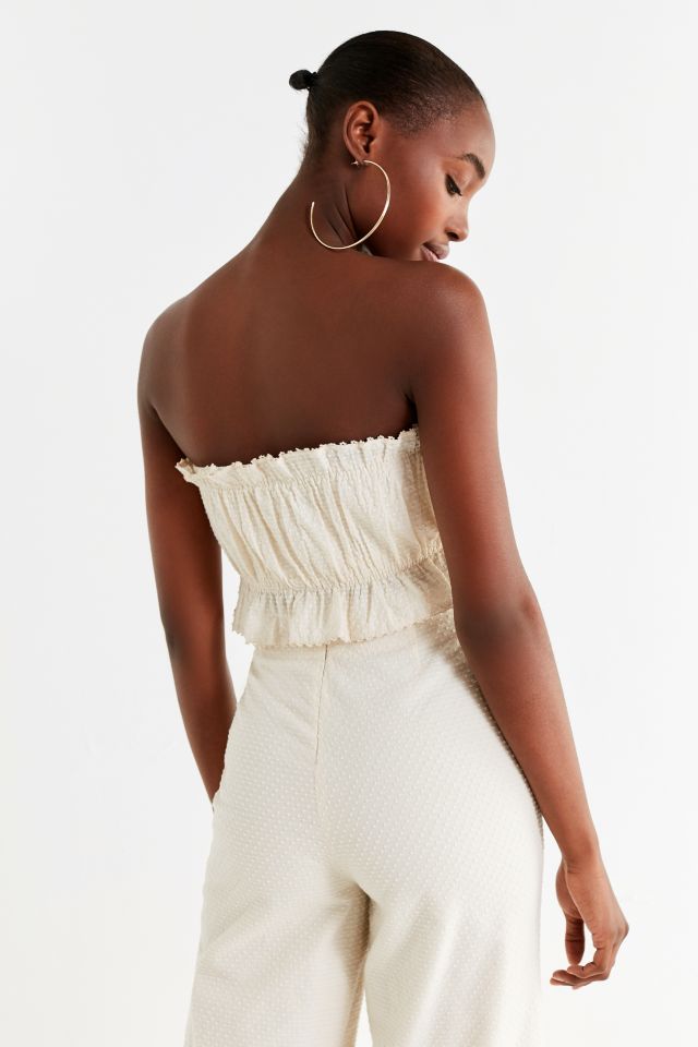UO Ila Swiss Dot Tube Top #1