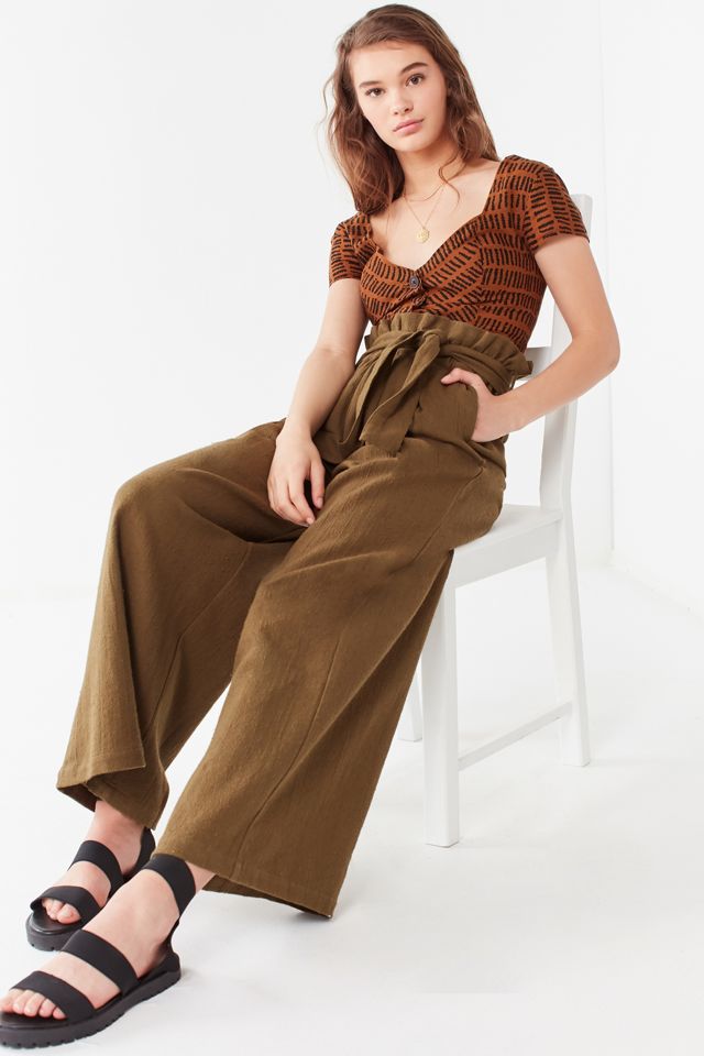 UO Bennie Paperbag Wide-Leg Pant #2