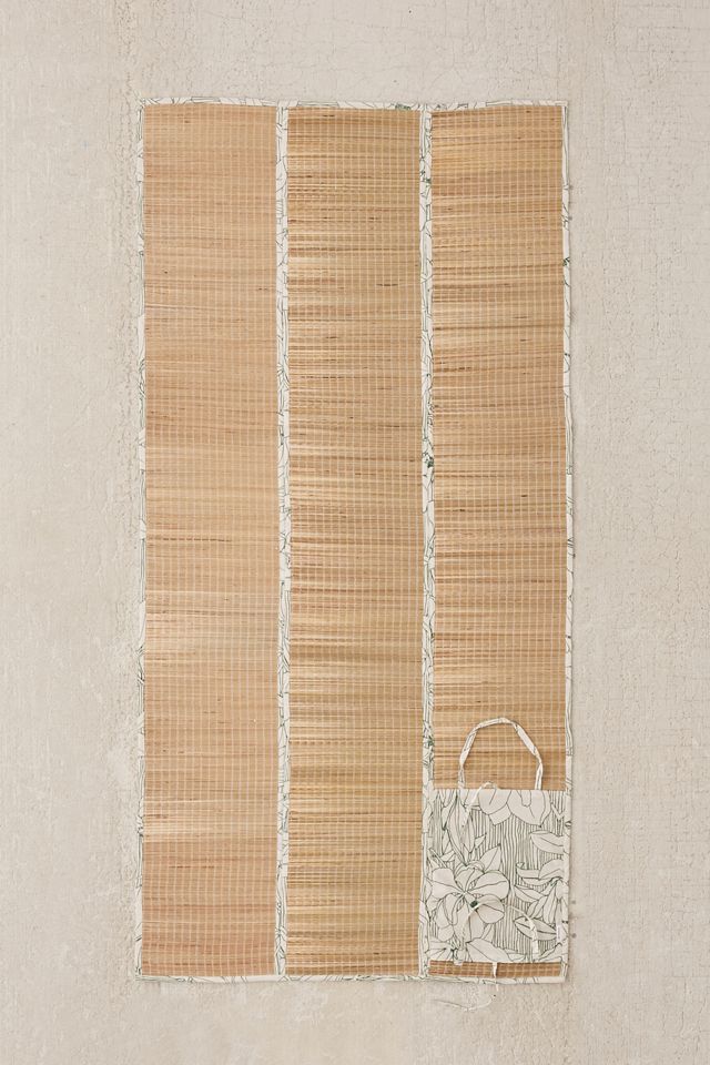Miku Magnolia Lines Straw Beach Mat #3