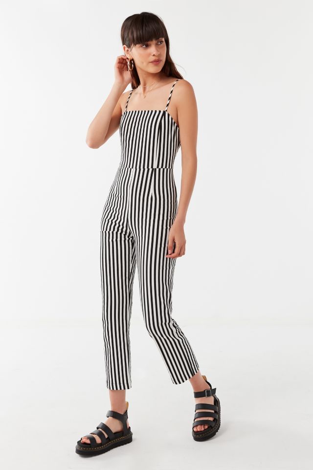 Urban outfitters hotsell striped jumpsuit