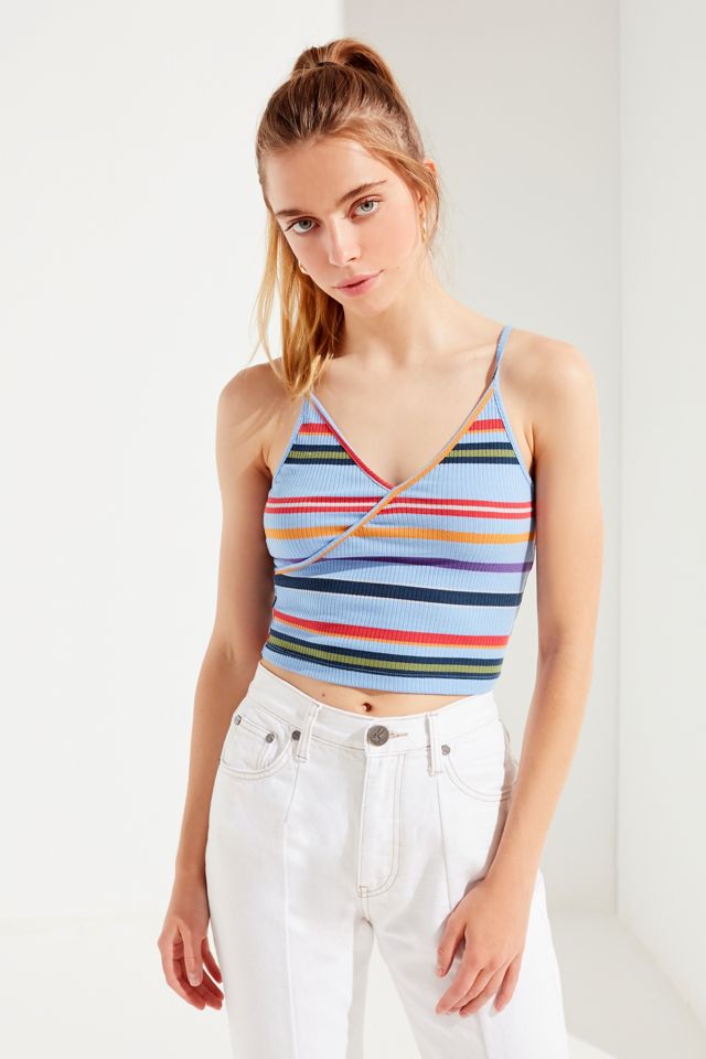 UO Elena Surplice Tank Top