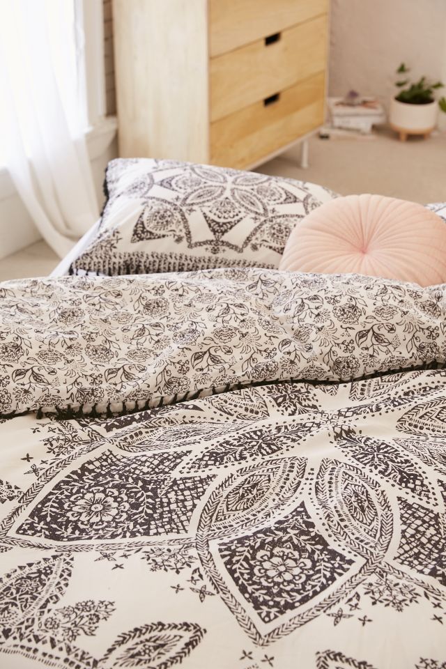 Valda Woodblock Medallion Duvet Cover #2