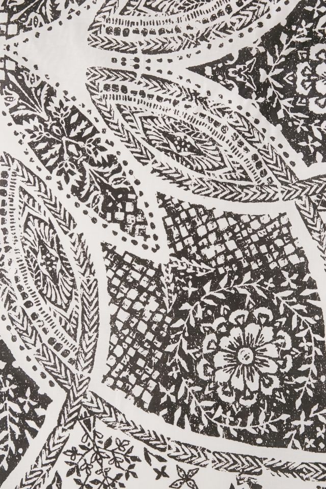 Valda Woodblock Medallion Duvet Cover #5